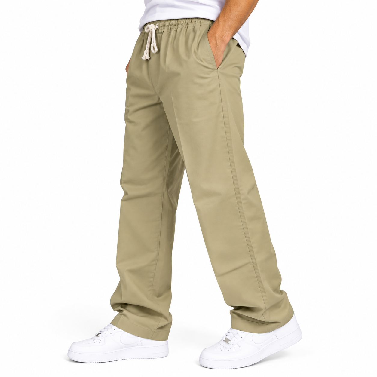 Moonlit Streets Men's Track Pants | Cotton | Drawstring Waist | Relaxed Fit