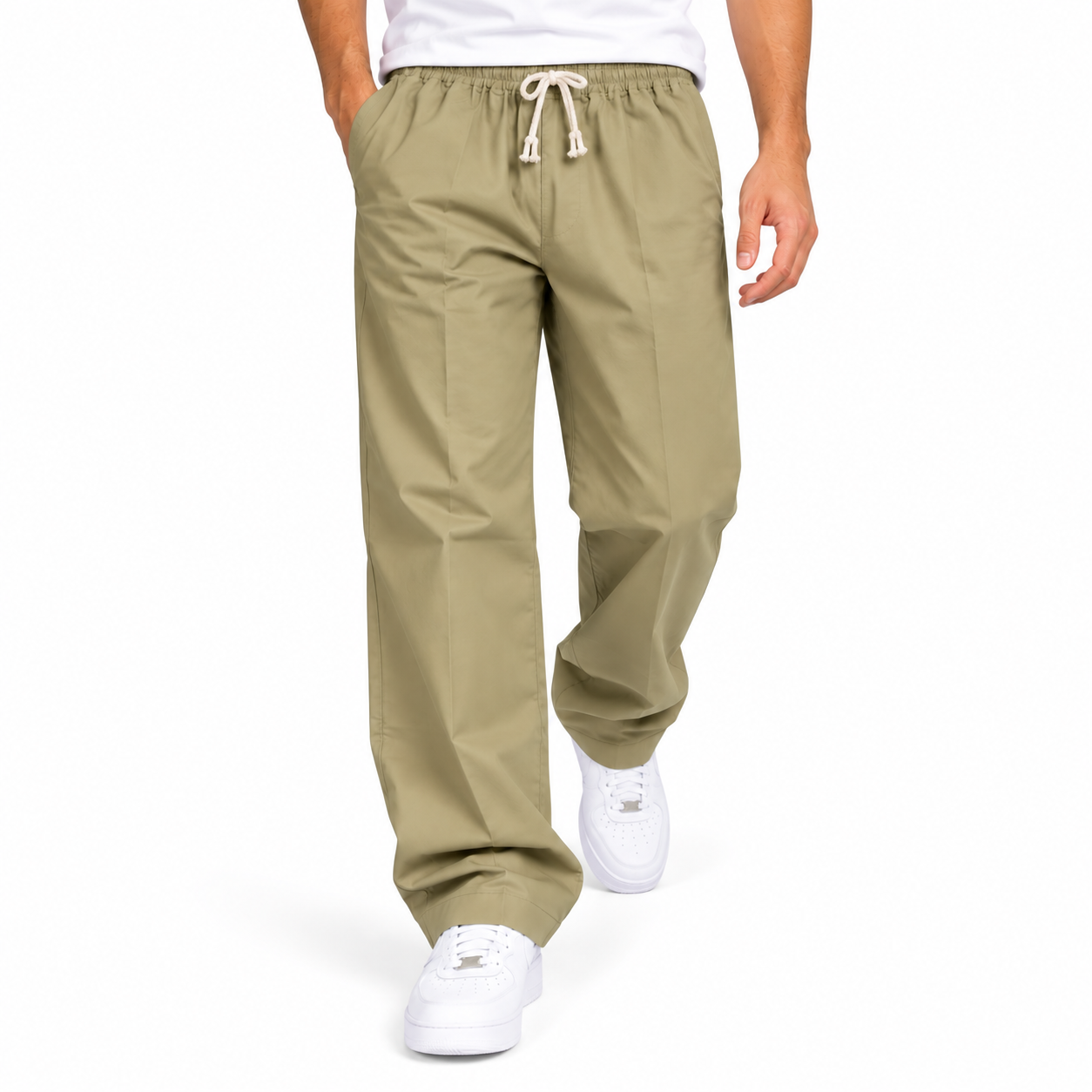 Moonlit Streets Men's Track Pants | Cotton | Drawstring Waist | Relaxed Fit