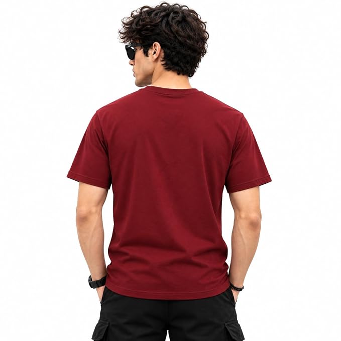 Moonlit Streets Men's Regular Fit Printed T-Shirt | Casual Round Neck