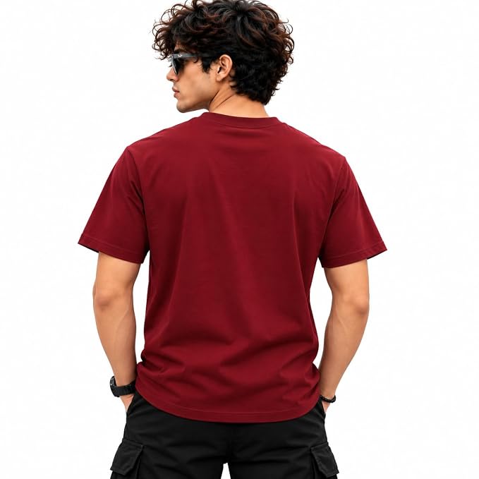 Moonlit Streets Men's Regular Fit Printed T-Shirt | Casual Round Neck style 3